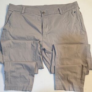 Men’s Lululemon ABC Trousers Grey Straight Leg Sz 34